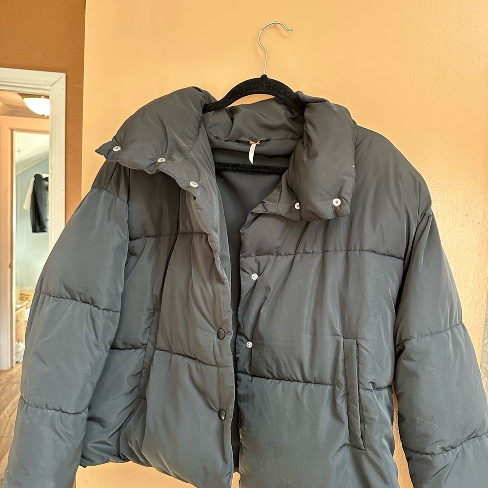 Free people black Puffer Jacket
